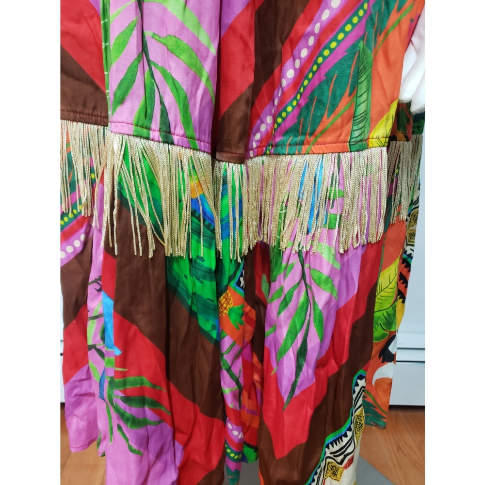 Anthropologie ×Farm Rio Palila Fringed Midi - Picture 8 of 13